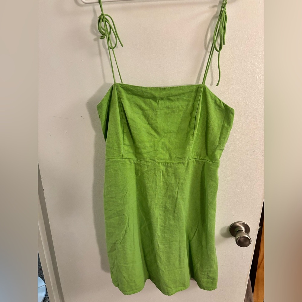 Old Navy Vibrant Green L Knit Dress